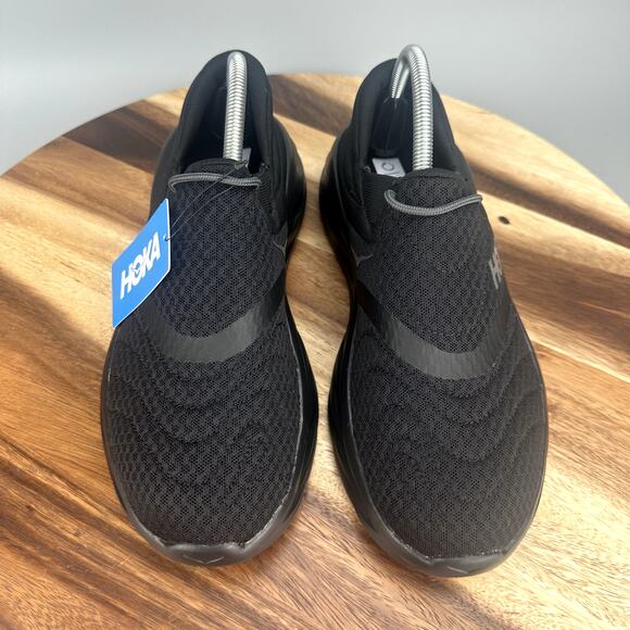 Hoka One One Ora Recovery 2 Slip-On Shoes Men's Size 8 Black NWT 1119397 BBLC - Picture 2 of 8